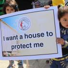 اعتصام نسائي في بيت حانون شمال غزة للمطالبة باعمار المنازل المُدمرة