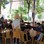 جمعية الزيزفونة ومكتبة بلدية نابلس تعقدان دورة قراءة اللأطفال