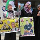 تضامن أهالي أسرى غزة مع قناة 