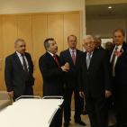 الرئيس محمود عباس يفتتح المستشفى الاستشاري العربي