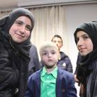 نابلس: حفل وداع الطفل دوابشة قبل مغادرته الوطن لزيارة 