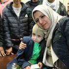 نابلس: حفل وداع الطفل دوابشة قبل مغادرته الوطن لزيارة 