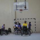 مباراة كرة السلة لذوي الاحتياجات الخاصة من الاعاقة الحركية بين فريقين من غزة والضفة في رام الله