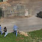 مواجهات قرب سجن عوفر غرب رام الله