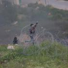 مواجهات قرب سجن عوفر غرب رام الله