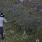 مواجهات قرب سجن عوفر غرب رام الله