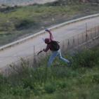 مواجهات قرب سجن عوفر غرب رام الله