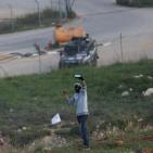 مواجهات قرب سجن عوفر غرب رام الله