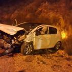 صور: اصابات في حادث سير بينها خطيرة في قلقيلية