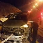 صور: اصابات في حادث سير بينها خطيرة في قلقيلية