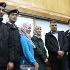 حفل تكريم المعلمة الفلسطينية حنان الحروب في جامعة النجاح