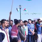 بالصور: وقفة للكتل الطلابية في جامعة النجاح بمناسبة يوم الأرض