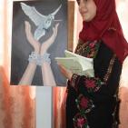 خانيونس: افتتاح معرضاً لرسومات الأطفال بمناسبة يوم الطفل الفلسطيني