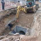 بلدية الخليل تقوم بتحسين البنية التحتية لشبكة الصرف الصحي في البلدة القديمة