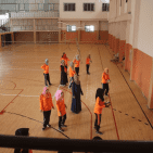 صور.. لأول مرة بغزة اعداد مدربات للكرة الطائرة