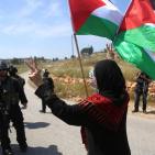 مسيرة النبي صالح الاسبوعية ضد مصادرة الاراضي