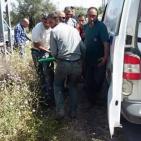 صور: اصابة شاب بجروح في حادث سير غرب رام الله