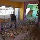 الاحتلال يهدم منزل الشهيد حسين ابو غوش في مخيم قلنديا