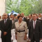 مراسم احتفالية بمشاركة الرئيس الفلسطيني محمود عباس بمناسبة إزاحة الستار عن تمثال المناضل الراحل نلسون منديلا