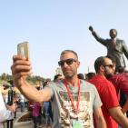 مراسم احتفالية بمشاركة الرئيس الفلسطيني محمود عباس بمناسبة إزاحة الستار عن تمثال المناضل الراحل نلسون منديلا