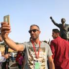 مراسم احتفالية بمشاركة الرئيس الفلسطيني محمود عباس بمناسبة إزاحة الستار عن تمثال المناضل الراحل نلسون منديلا