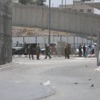 معبر قلنديا عقب استشهاد شاب وفتاة اثر اطلاق قوات الإحتلال الرصاص عليهم