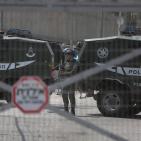 معبر قلنديا عقب استشهاد شاب وفتاة اثر اطلاق قوات الإحتلال الرصاص عليهم