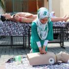 غزة: التعليم تفتتح المعرض العلمي التكنولوجي في مدرسة بشير الريس