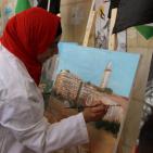 الخليل: أطول سلسلة فن تشكيلي في ذكرى النكبة 68