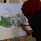 الخليل: أطول سلسلة فن تشكيلي في ذكرى النكبة 68