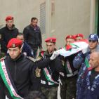 جنازة عسكرية للشهيد عبد الفتاح الشريف بالخليل