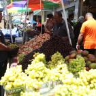 اجواء مدينة رام الله في  اليوم الحادي عشر من رمضان