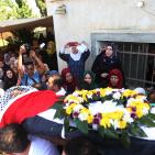 تشييع الشهيد الطفل بدران في بلدة  بيت عور التحتا