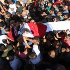 تشييع الشهيد الطفل بدران في بلدة  بيت عور التحتا