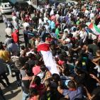 تشييع الشهيد الطفل بدران في بلدة  بيت عور التحتا