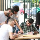 أجواء من تسجيل طلبة الثانوية العامة في جامعة النجاح الوطنية