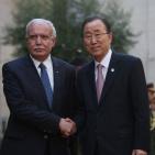 السيد الرئيس يستقبل الأمين العام للأمم المتحدة بان كي مون في رام الله