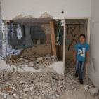 الاحتلال يهدم جدران منزل الشهيد عيسى ياسين في مخيم قلنديا فجر اليوم