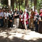 سلسلة القراءة لمجموعة نبض القدس التطوعية في منتزه جمال عبد الناصر بنابلس