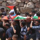 الرام تشيع طفلها الشهيد محيي الطباخي