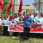 وقفة تضامن مع الأسير بلال كايد والأسرى المضربين عن الطعام