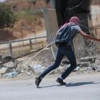 مواجهات قرب سجن عوفر تضامنا مع الاسير بلال كايد