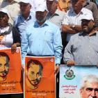 غزة: وقفات تضامنية مع الأسرى المضربين عن الطعام