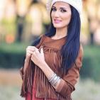 فلسطينية تخوض منافسات ملكة جمال العرب بأمريكا