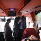 مغادرة حجاج الضفة الى الديار الحجازية عبر معبر الكرامة