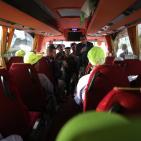 مغادرة حجاج الضفة الى الديار الحجازية عبر معبر الكرامة