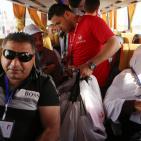 مغادرة حجاج الضفة الى الديار الحجازية عبر معبر الكرامة