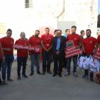 مغادرة حجاج الضفة الى الديار الحجازية عبر معبر الكرامة