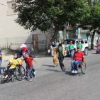 ماراثون رياضي للمعاقين حركيا في الخليل والرسالة شديدة اللهجة