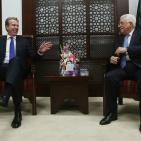 الرئيس يستقيل وزير خارجية النرويج في مقر المقاطعة في رام الله